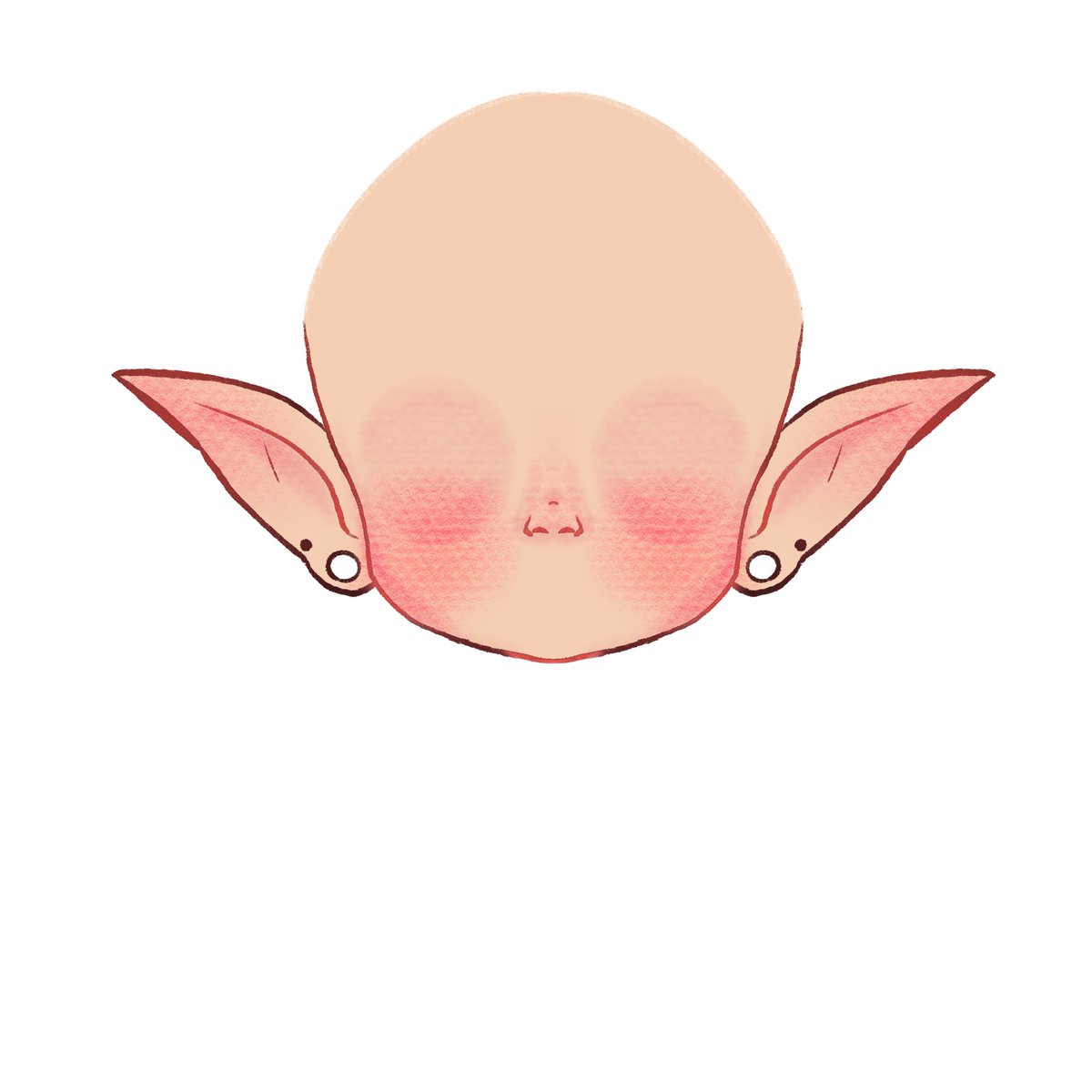 Slateorbstudios's tweet image. Sneak peak of the png tuber model I'm working on for myself 🤭