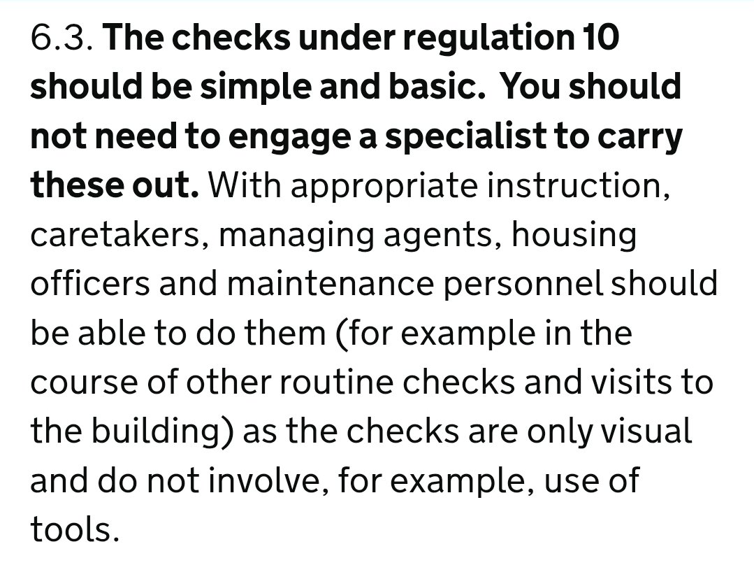Our MA <a href="/LivingcityGroup/">Livingcity Group</a> has set up a sister company to carry out fire door checks at £18 a door when they used to utilise site staff we already pay for
This goes against <a href="/CommonsHCLG/">Housing, Communities & Local Government Committee</a> regulations &amp; adds £2,970 per year to our already unaffordable service charges
#leaseholdscandal