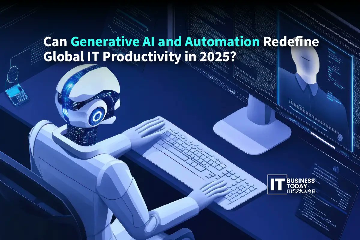 itbusinesstoday's tweet image. 𝐂𝐚𝐧 𝐆𝐞𝐧𝐞𝐫𝐚𝐭𝐢𝐯𝐞 𝐀𝐈 𝐚𝐧𝐝 𝐀𝐮𝐭𝐨𝐦𝐚𝐭𝐢𝐨𝐧 𝐑𝐞𝐝𝐞𝐟𝐢𝐧𝐞 𝐆𝐥𝐨𝐛𝐚𝐥 𝐈𝐓 𝐏𝐫𝐨𝐝𝐮𝐜𝐭𝐢𝐯𝐢𝐭𝐲 𝐢𝐧 𝟐𝟎𝟐𝟓?

𝙍𝙚𝙖𝙙 𝙈𝙤𝙧𝙚: itbusinesstoday.com/tech/ai/can-ge…

#AImodels #AIOpsplatform #generativeAI #globalIT #servicemanagement #SilentRevolution
