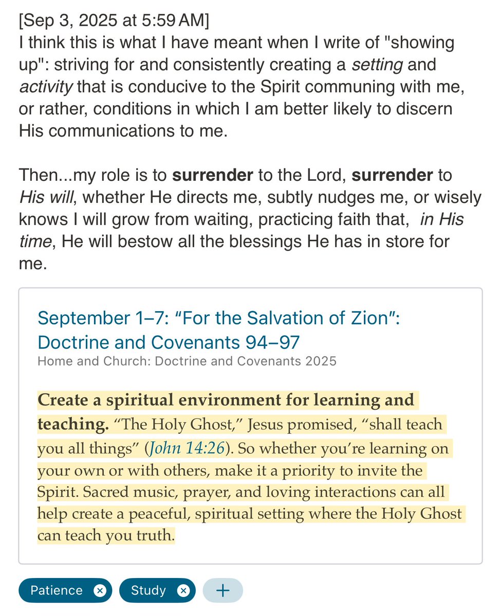 MyGospLib_Notes's tweet image. How I try to &quot;show up&quot;: