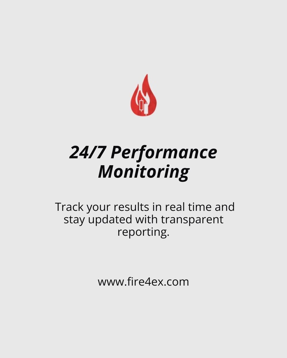 fire4ex's tweet image. Stay ahead of the markets with 24/7 Performance Monitoring! 📊
Track your results in real time, stay updated with transparent reporting, and never miss a critical move. ⏱️💹
🌐 fire4ex.com
=====================
#Fire4ex #ForexTrading #PerformanceMonitoring