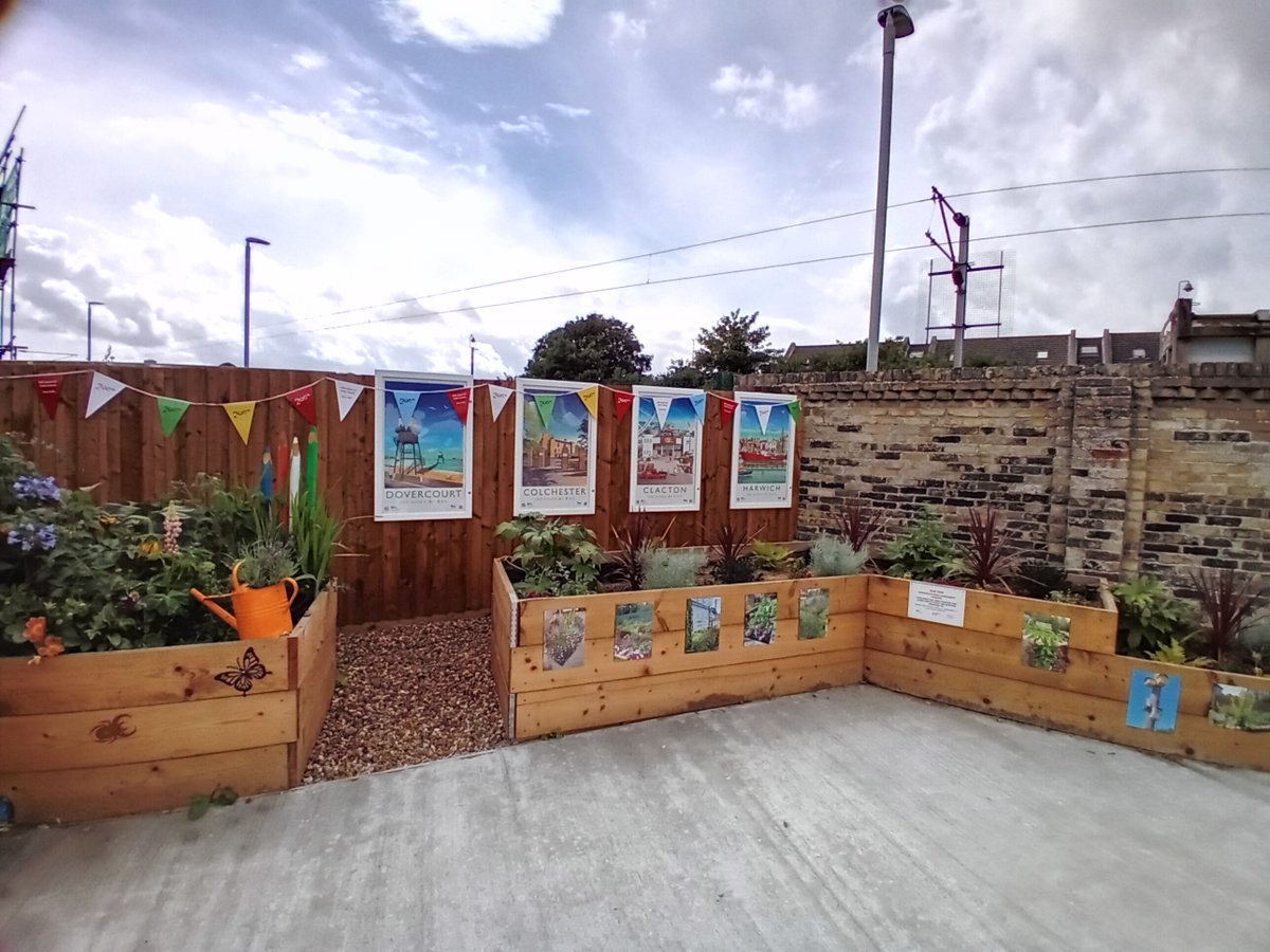 The new garden at Harwich is really coming together. We love the posters and bunting!🎉

Don't forget, September 27th is the date of the grand opening!