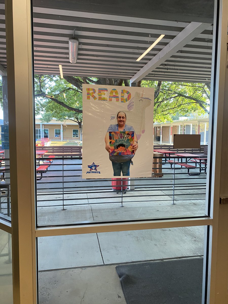 Thank you Ms Rosy for promoting reading at Salado!!! <a href="/ECISDreads/">ECISDreads</a>
