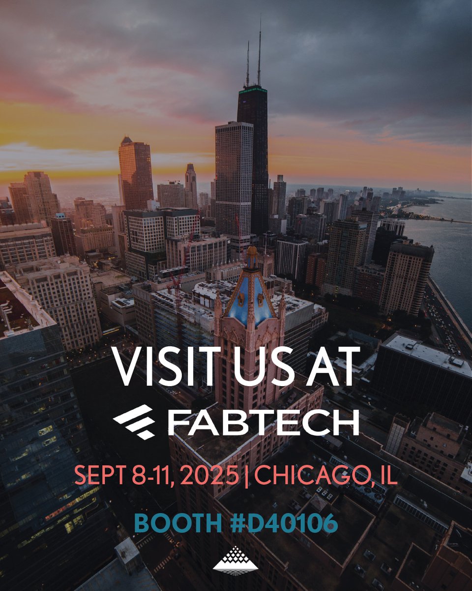 It’s National Skyscraper Day! 🌆 What better way to celebrate than gearing up for Fabtech in Chicago, the city of iconic skylines like the Willis Tower. We can’t wait to take in the view while connecting with you at the show! ✨