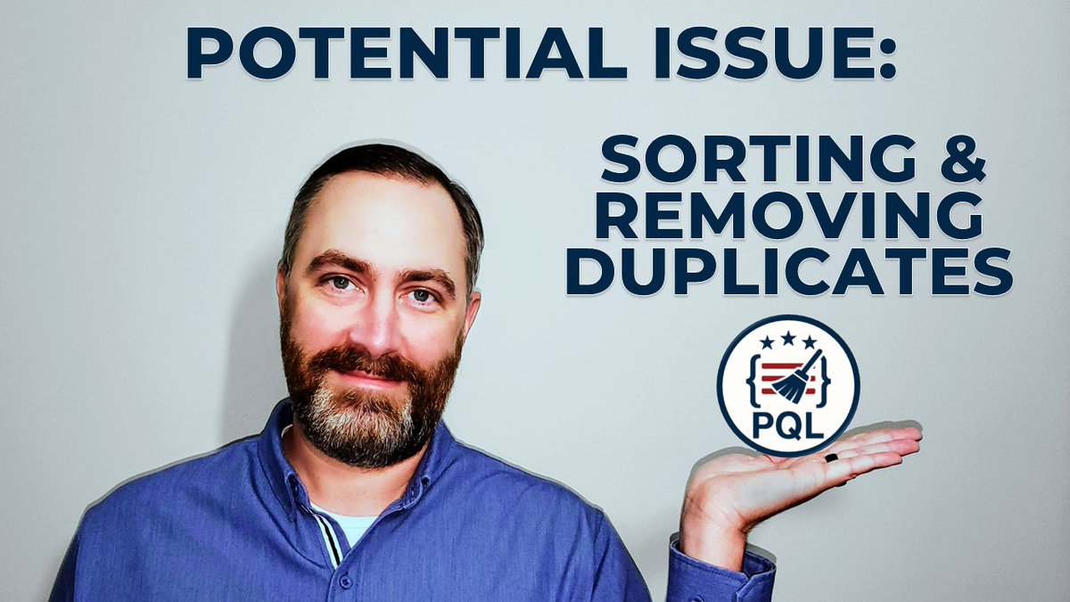 JKerski's tweet photo. 🎥 New Power Query Lint Video!

Rule: Use Table.Buffer Before Table.RemoveDuplicates to Preserve Sort Order

This subtle issue keeps showing up in peer reviews. Now it’s automated with Power Query Lint ✅

https://t.co/0telbH9Ip0 https://t.co/KnpAXhfpp3