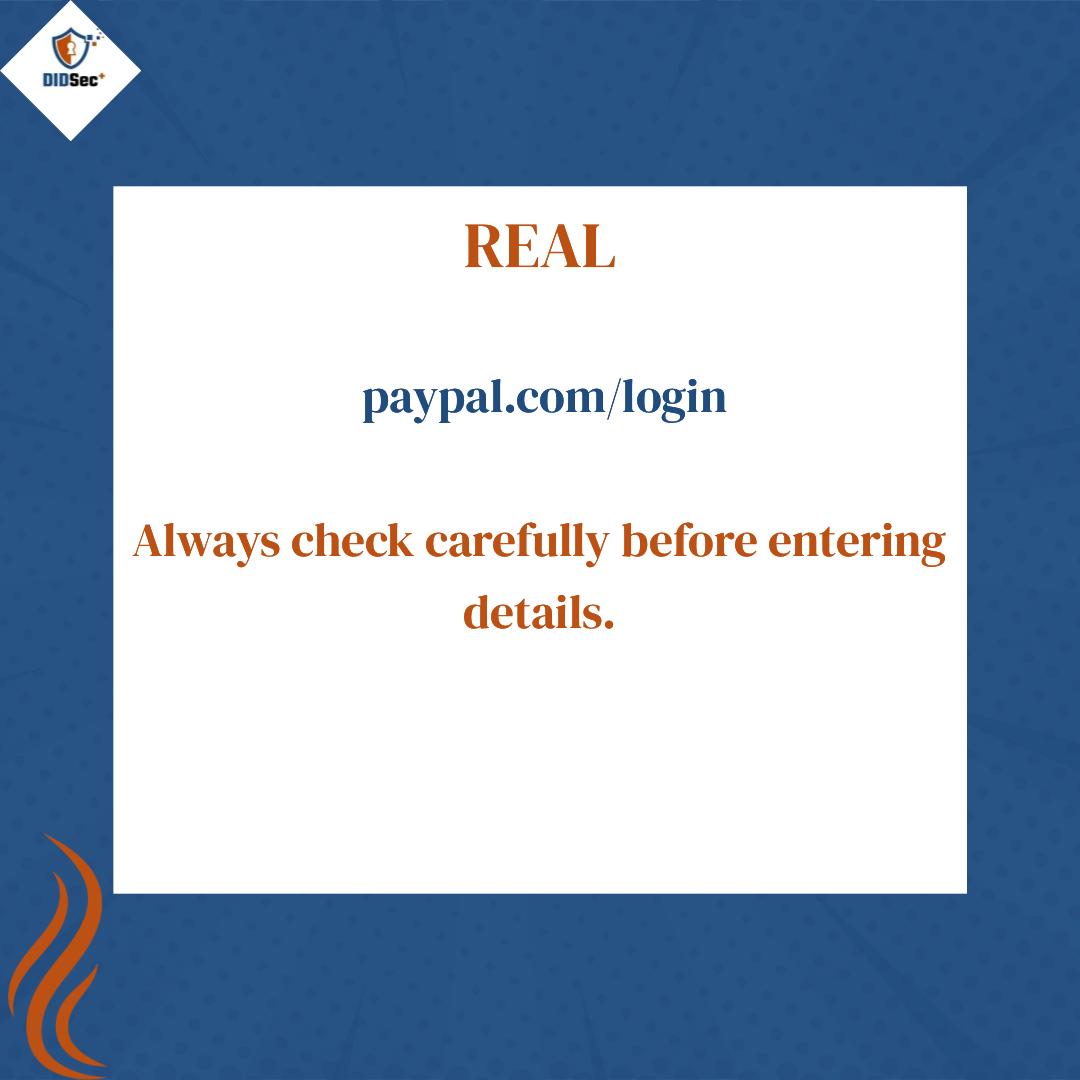 didsecplus's tweet photo. Scammers know most people won’t look too closely at a link before clicking. One small change,an extra letter, a number in place of a letter, or a sneaky “.net” instead of “.com” is all it takes to steal your account.

Swipe through this carousel to see the difference. https://t.co/1KwdOAq59n