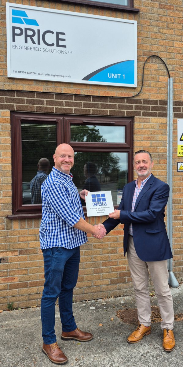 We visited Price Engineered Solutions yesterday to discuss the many benefits of CAB membership and hear more about the exciting developments happening within the business.

Nigel presented the team with their official CAB membership plaque.

c-a-b.org.uk/members/price-…