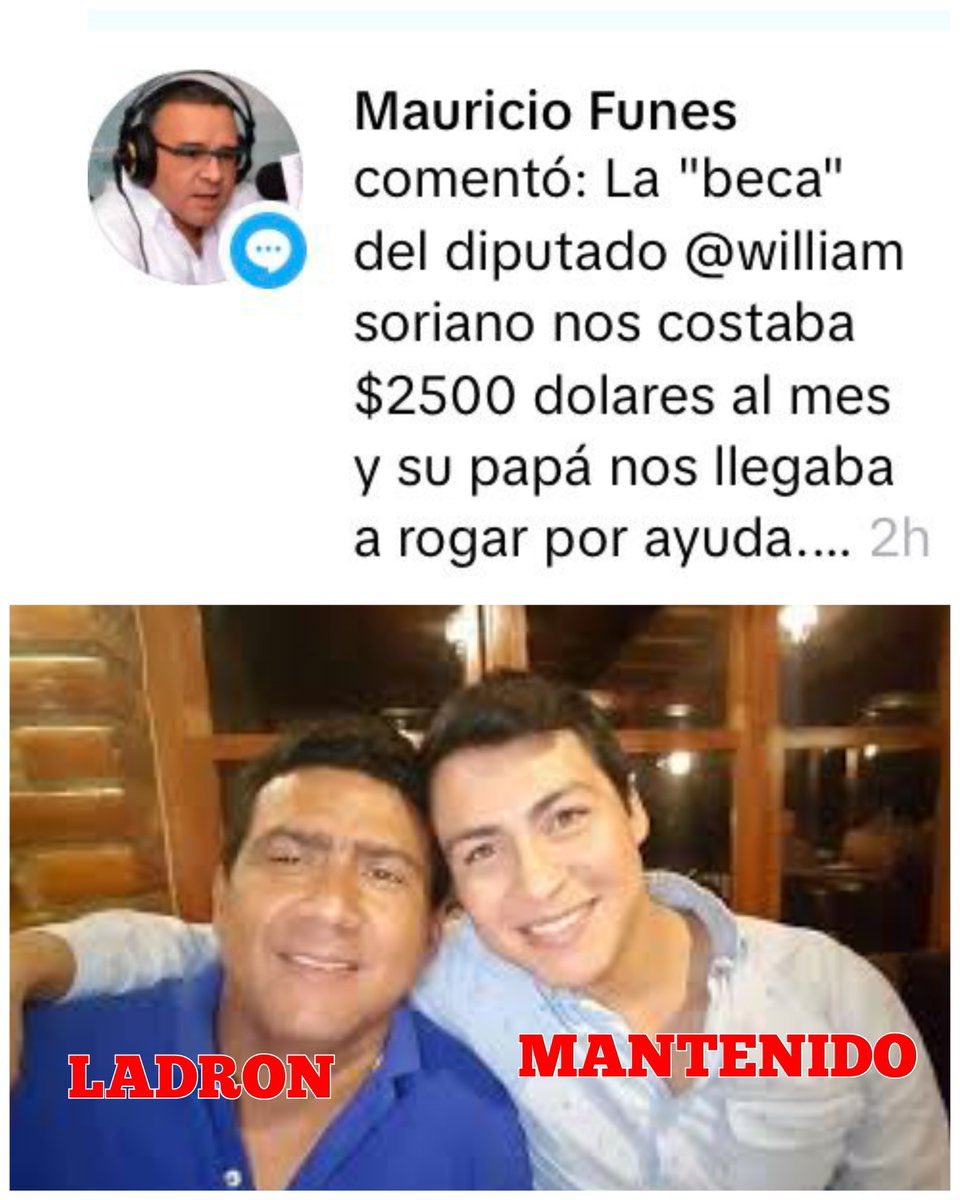 Ahhhh pero ahora se rasga las vestiduras hablando de los mismos de siempre.  Como si no fue parte de la misma escoria #Política.