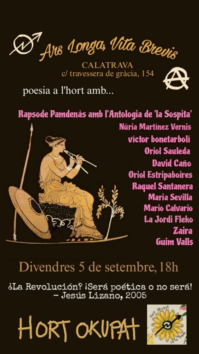 AQUEST DIVENDRES!!!!
A L'HORT OKUPAT!!!!
MACEDONIA DE MENESTRA!

No us la perdeu!