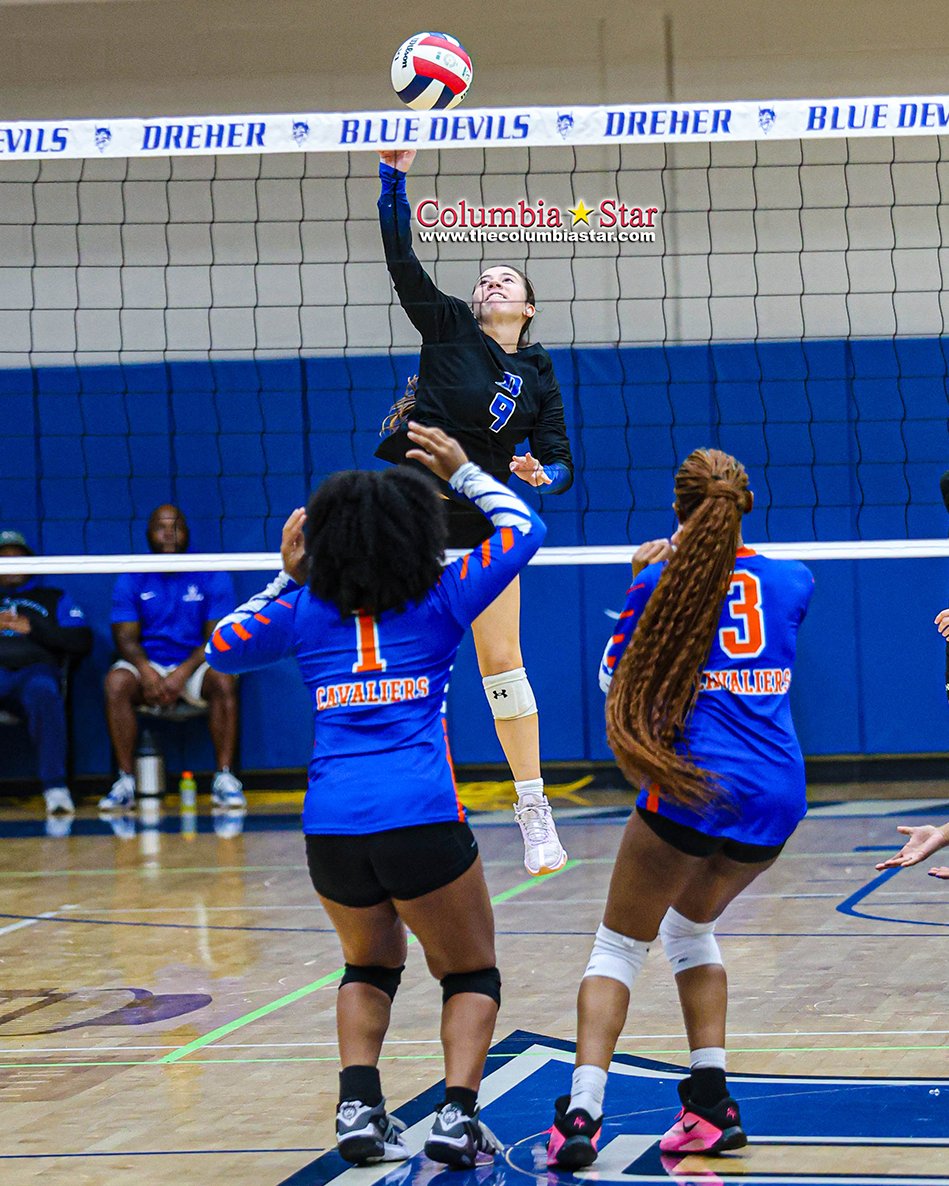 StarSportsFeed's tweet image. We&apos;ve got pics posted from last night&apos;s @DreherHSVB v @RNE_Volleyball_ match! Visit columbiastarsports.photoshelter.com/archive!