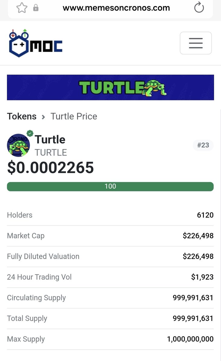 Turtle on Cronos tweet media