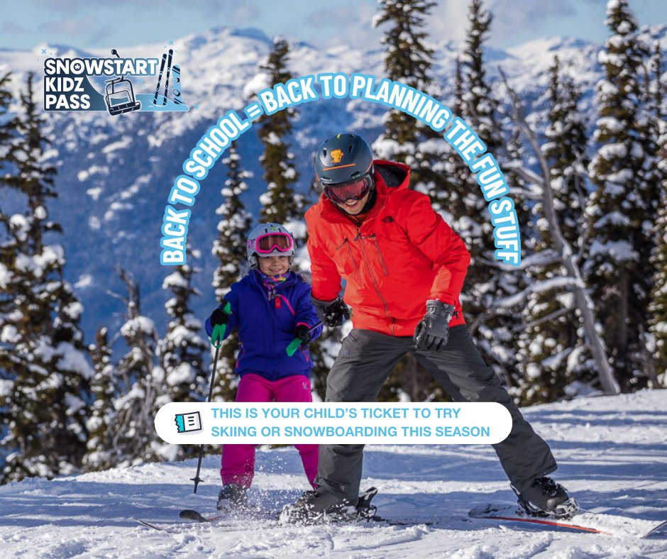 CdnSkiCouncil's tweet image. The SnowStart Kidz Pass is perfect for first turns:
• For kids in grades 1–6
• 3 visits at each of 50+ ski areas across Canada
• Just $39.99 (once-in-a-lifetime offer)
👉 Get yours: snowpass.ca
#SnowStartKidz #FamilySnowDays #LearnToSki #GoSkiingGoSnowboarding