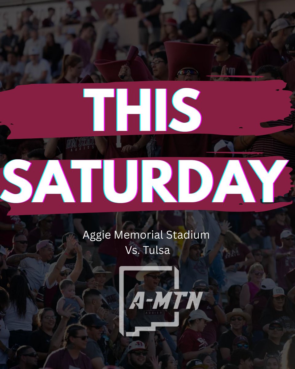Aggie students asked for it. Now let’s deliver 🖤

This Saturday ➡️ BLACKOUT at Aggie Memorial

Show up. Show out. Wear BLACK and let’s bring the noise for our guys as they take on 1-0 Tulsa! 📣🗣️🔊