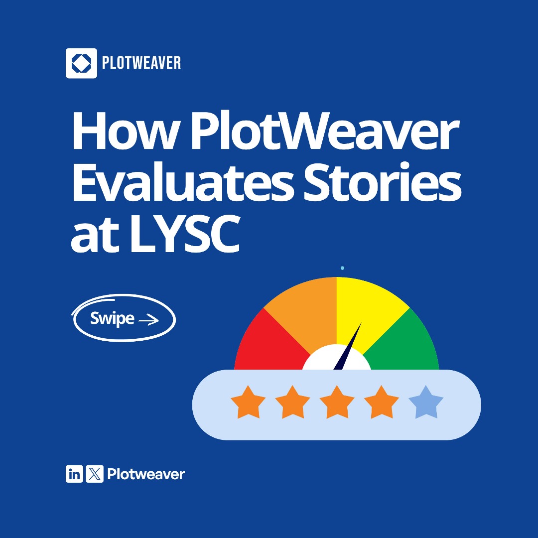 plotweaverapp's tweet photo. 🖋️ Your story matters. And it deserves a fair shot.

At the Lagos Youth Storytelling Competition, every entry passes through 4 powerful layers of evaluation:

✅ Cultural & regulatory checks

✅ AI originality scoring

✅ Double-blind human review

✅ School verification

We combine technology + human judgement so your creativity gets the recognition it deserves.

📅 The clock is ticking. Submit your entry today and let your voice be heard.
https://t.co/OTrKzxzdvm 
 
#PlotWeaver #LYSC2025 #FairJudging #StorytellingCompetition #YoungWriters #LagosCreatives