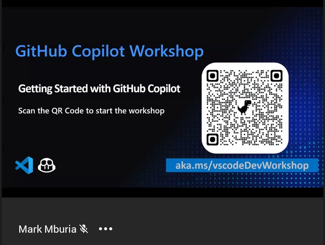 0h_y00's tweet image. Beyond the theory, there are practicals and workshops. It’s not just about knowing how it works but knowing how to make it work.😆

Heading into today’s workshop, excited to become a GitHub Copilot expert!🥳

#VSCodeDevNairobi #GitHubCopilot @MicrosoftADC