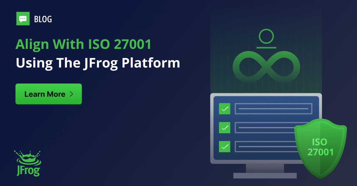 jfrog's tweet image. Don&apos;t let ISO 27001 compliance slow you down. 🚀

The JFrog Platform helps you build security management into your workflow, making it easier to meet global #InfoSec standards.

Get the guide in our latest blog: jfrog.co/3Vo2MB9

#ISO27001 #DevSecOps #Compliance
