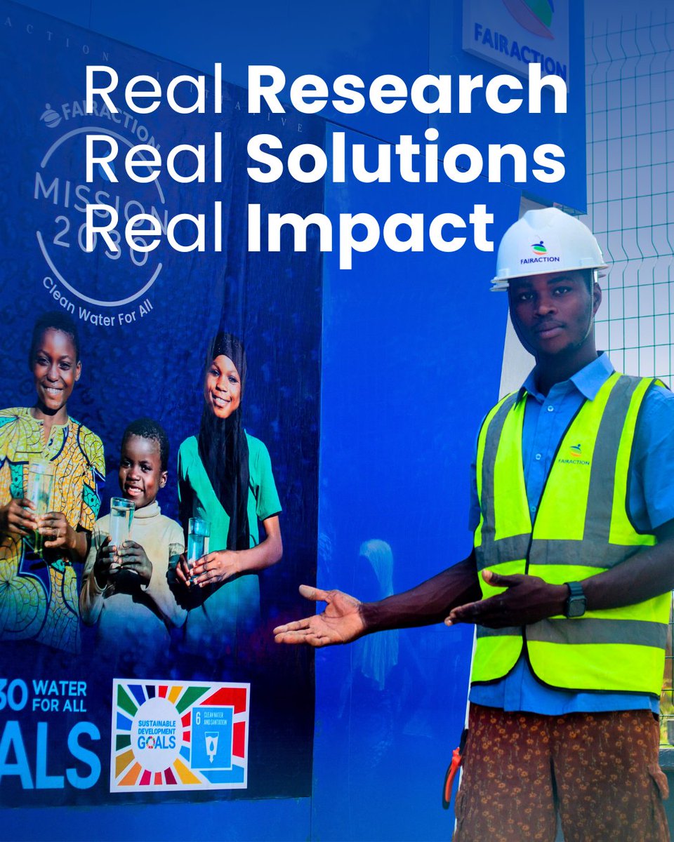 Real change takes real research.

Fairaction spent 8+ years in rural areas and found 265 reasons water projects fail.

We built a framework to fix them — data-driven, adaptable, proven.

Aid ≠ Impact.

🔗 More via Sam Adeoti: linkedin.com/pulse/we-ident…