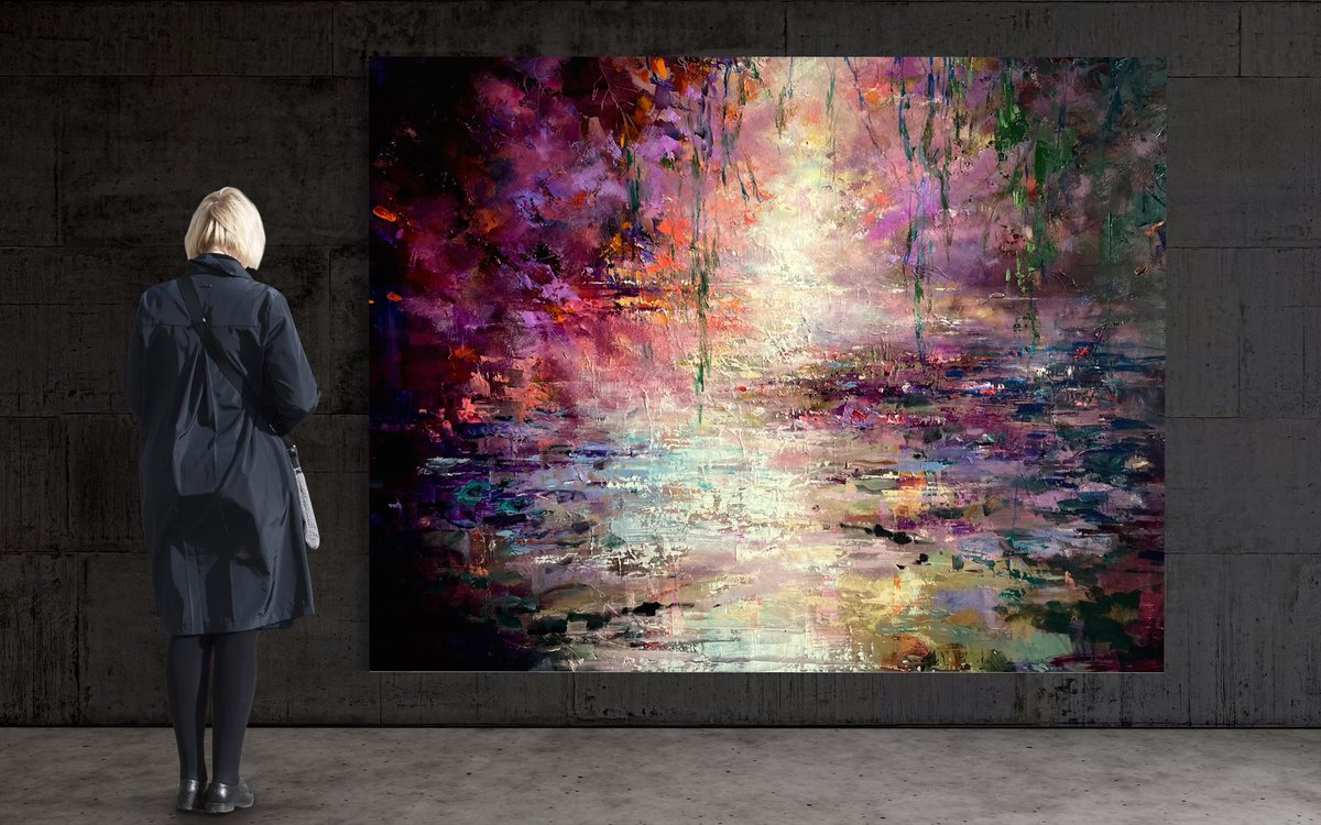 EvaEwaAva's tweet image. The light within oil painting looking 👀 for new home 🍁🍂