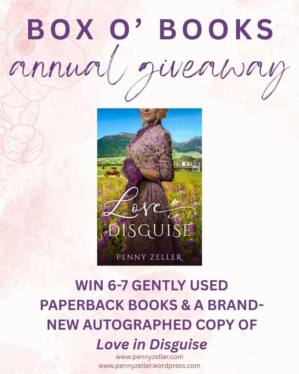 Enter to win another Box O' Books from <a href="/PennyZeller/">Penny Zeller</a> app.rafflecopter.com/rafl/display/b…