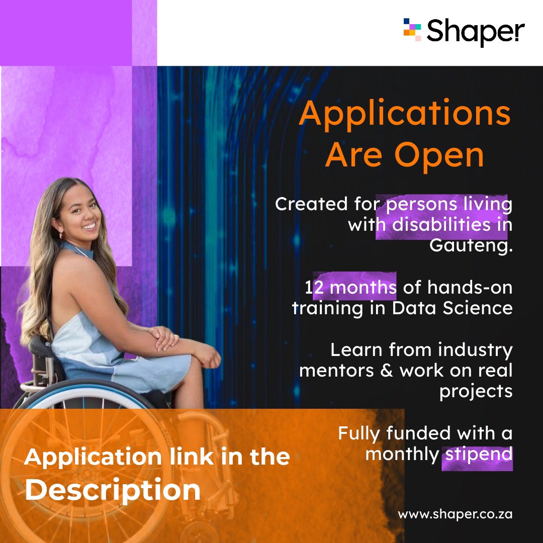 For many talented South Africans, especially persons living with disabilities, the door to a future in tech feels locked. Let’s unlock it by retweeting this till we reach that South African! 🇿🇦 

 Apply here: forms.gle/XCUwc5Emg6W1GZ…