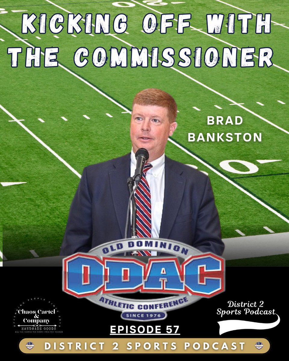 GOOD MORNING!

We have a new episode to share with you all as we kick off our coverage of the ODAC this week with more to come on Friday!

Join us for an in-depth conversation with Old Dominion Athletic Conference (<a href="/odacathletics/">ODAC</a> ) Commissioner Brad Bankston as we kick off the