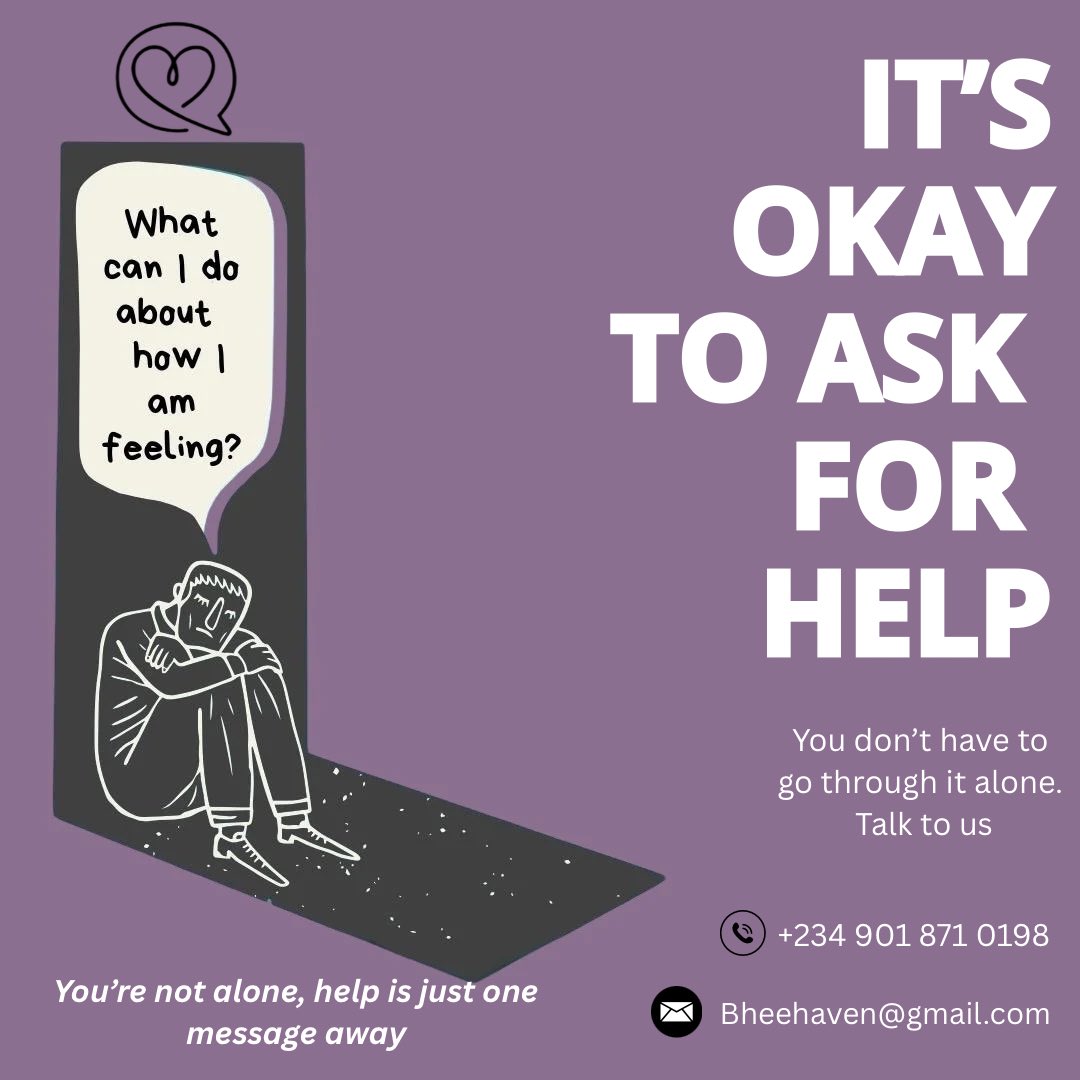Bheehaven's tweet image. Life can feel overwhelming and that’s okay, asking for help is human If your heart feels tired today, you don’t have to carry it alone. We’re here for you. Send a DM or click on the link in our bio

#ItsOkayToAskForHelp #SafeSpace #Bheehaven #MentalHealth #LaVozArgentina #JENO