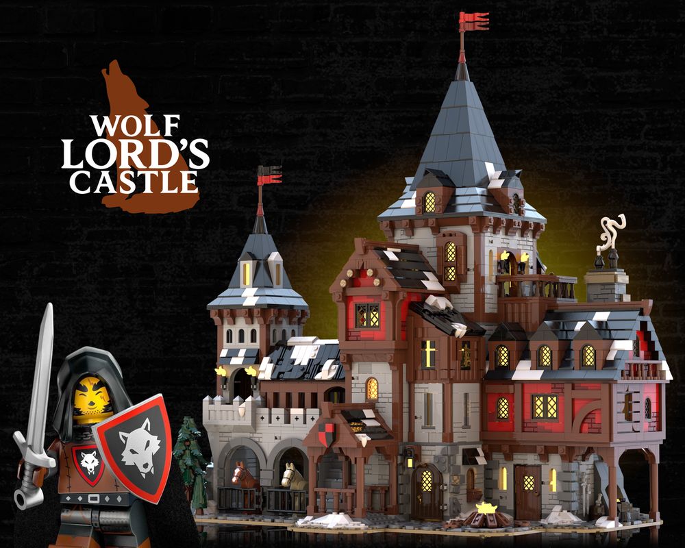 Rebrickable's tweet photo. Wolf Lord`s Castle by Legat_Of_Legion #LEGO https://t.co/nurpBoIuWs https://t.co/5zHSRtHkeE