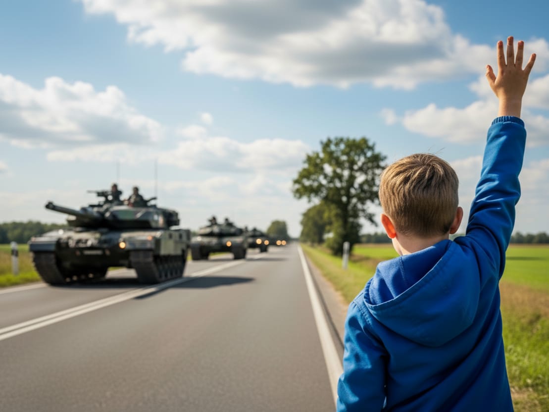 Pomachaj Żołnierzom 👋

Na terenie Polski 🇵🇱 trwa federacja ćwiczeń Żelazny Obrońca-25

Widzisz nas? NIE rób zdjęć! 📸📵
Zrobiłeś? NIE publikuj i NIE przesyłaj dalej - lubimy dyskrecję 🙈🙉🙊

Szanujesz naszą służbę? Pomachaj żołnierzom! Pokaż kciuk w górę. 👋👍🤙
To dla nas