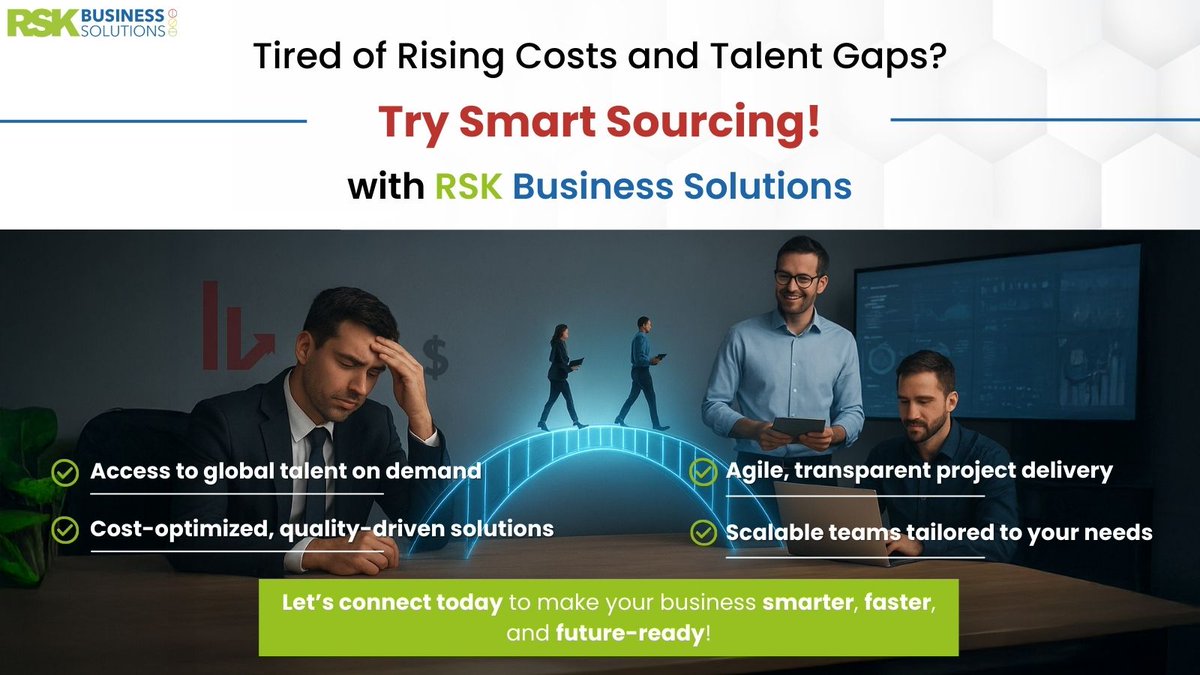 rsk_bsl's tweet image. Rising costs? Talent gaps? 

Time to flip the script!

With RSK Business Solutions, you get global talent, cost-optimised delivery, and scalable teams — all tailored to you.

Connect with us today and future-proof your business!

#SmartSourcing #AgileSolutions