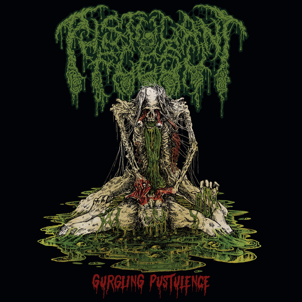 deadlystormzine's tweet photo. Morbid, disgusting, and oozing gore death metal that will rip you apart alive! Recenze/review - PUSTULANT FLESH - Gurgling Pustulence (2025): https://t.co/hLfEAgSpA2 #deathmetal #pustulantflesh #oldschooldeathmetal #review #newalbum #NowPlaying .@rottenextremely .@jakubasphyx https://t.co/FltptbUR1v