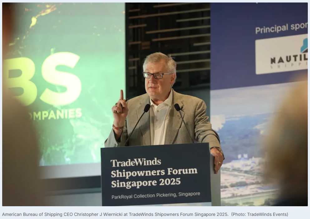 In his latest piece for <a href="/tradewindsnews/">TradeWinds</a> , <a href="/ABSeagle/">ABS</a>'s #CEO Christopher Wiernicki calls #intelligent #software “the new invisible engine” of #shipping - ushering in #Maritime 5.0 where #AI and #digital #tech are no longer optional, but strategic essentials. Exciting times ahead!