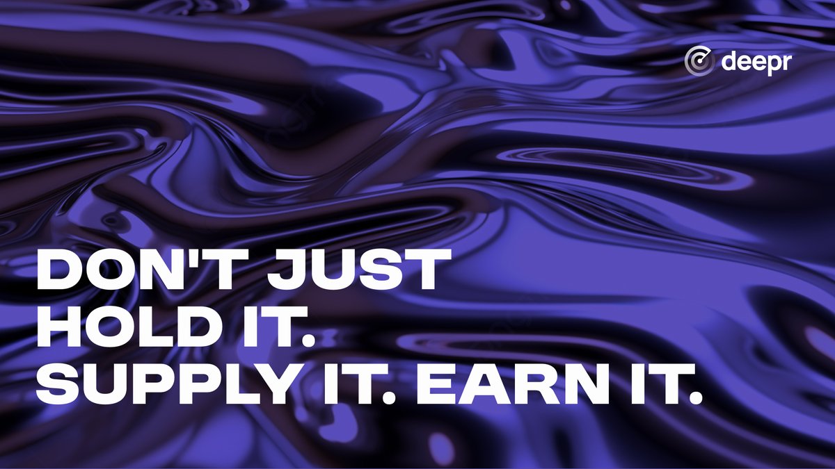 Deepr is live on IOTA EVM, offering decentralized lending and borrowing with isolated, overcollateralized markets.

No need to speculate, deposit wIOTA, wETH or USDC.e and start earning instantly.

☑️ Secure.
☑️ Transparent.
☑️ Real-time rewards.

Explore now: