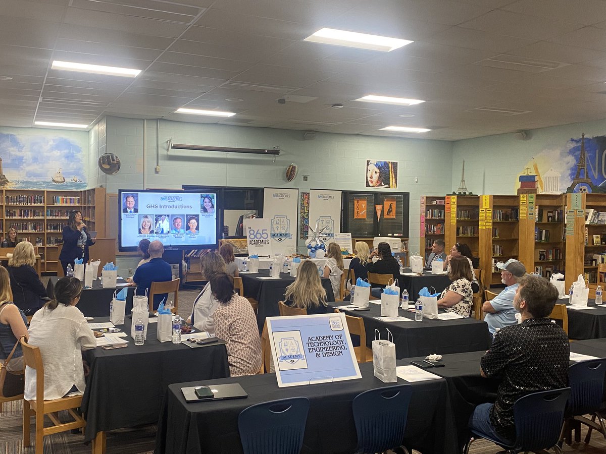 Excited to welcome some of our <a href="/865academies/">The 865 Academies</a> business partners to <a href="/GibbsEagles/">Gibbs High School</a> this morning. Thank you for your support and the real-world opportunities you provide for our students and staff.