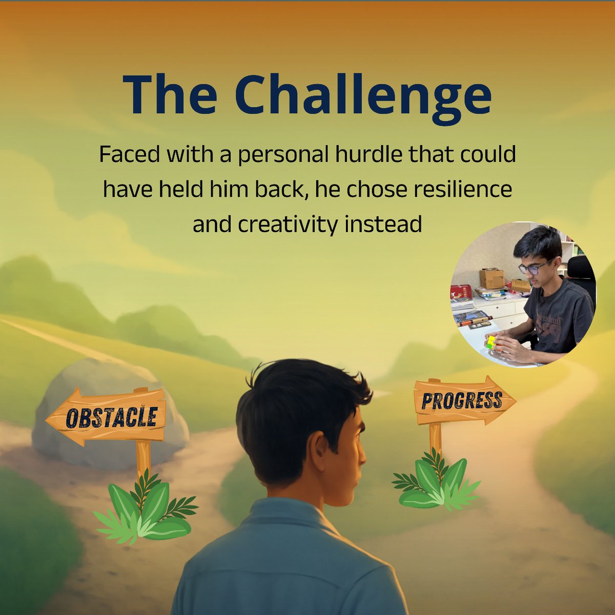 His innovation: a deep-learning tool that adapts visuals in books for colour-blind learners. 

It’s been showcased at #IIT-Delhi’s Indo-French #AI Conference and set for international publication. 3/n