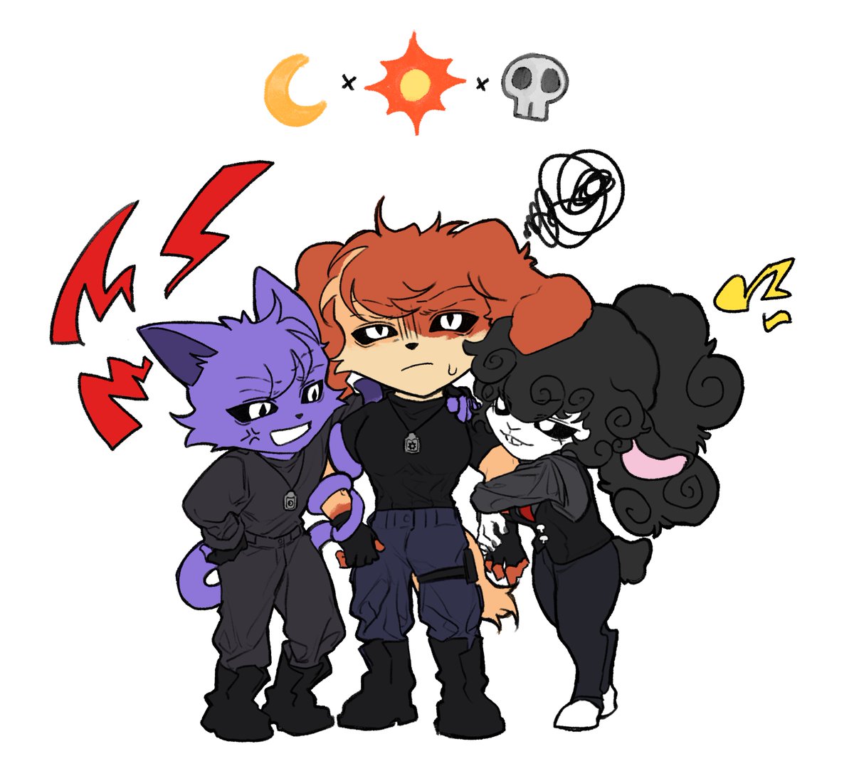 #TacticalAU 

🌙x☀️x💀