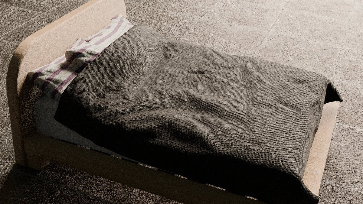 SParanoico's tweet photo. HEY I MADE THIS BED 3D IN BLENDER!
Did it looks good? 🤔
#blender #blender3D #3DBlender #3D #modeling3D #3Dmodeling #model #3Dmodel #model3D #bed #3Dbed #bed3D #art #3Dart https://t.co/xn7kVryvDu