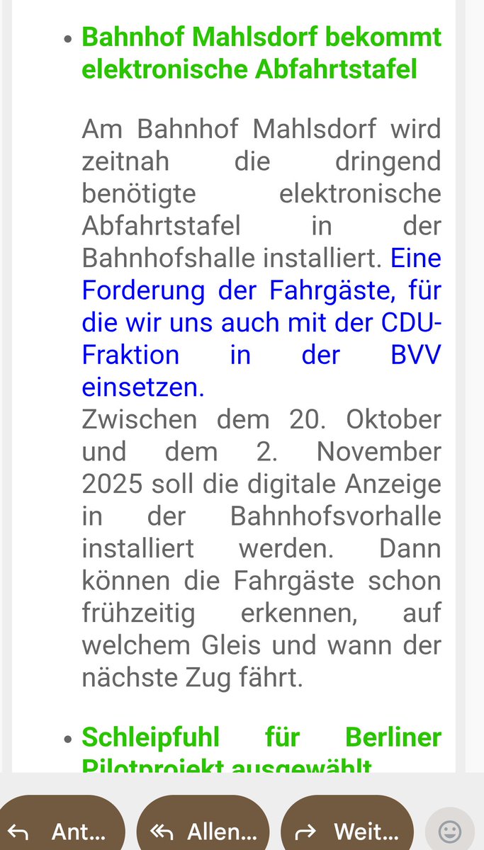 Christian_Cmbln's tweet image. Das ist mehr als traurig und peinlich! Dass die CDU sich darum kümmern muss was die #SBahnBerlin/#DBInfraGo seit Jahrzehnten nicht auf die Reihe bekommt! 😨🙄👎