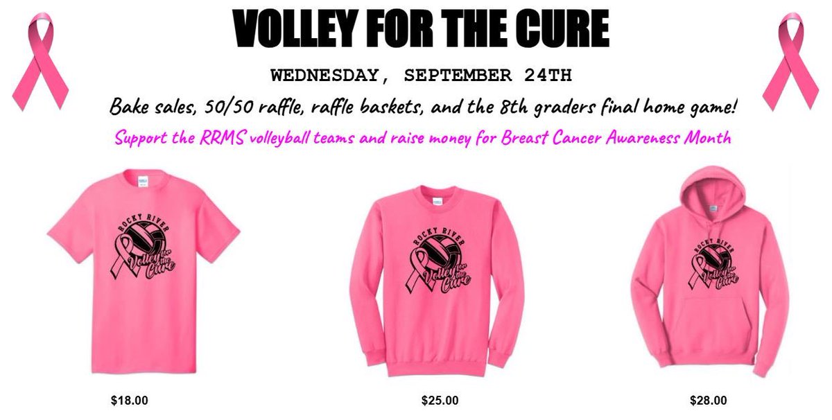 msgranorrms's tweet photo. Volley for the Cure is on Wednesday, September 24th! You can help support this event several ways. Apparel orders are open and will be available until Sep 12th! Use the link below to order today! 

Thanks for the support!

https://t.co/PkDZwy32AU
@kristensmiley3 @RrCitySchools https://t.co/qkx7iTWG0m