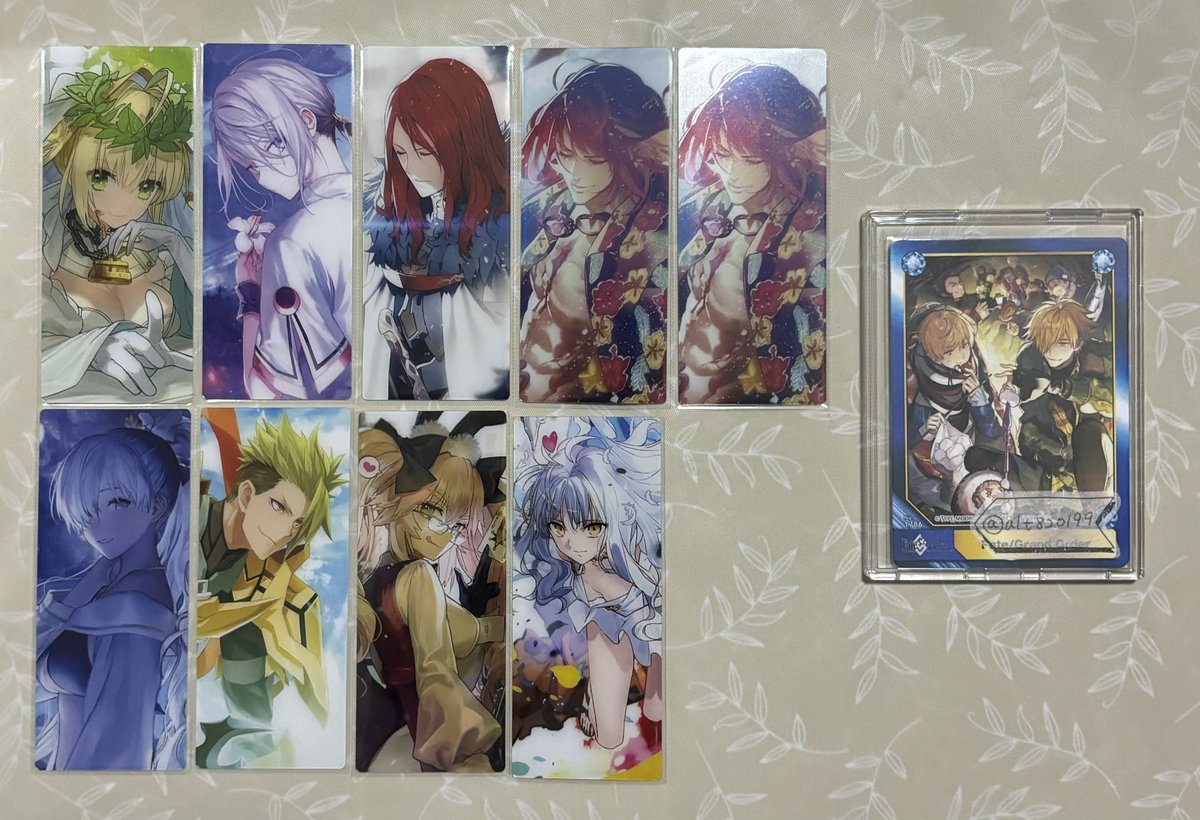 FGO 最終再臨展 編成画面風カード ロビンフッド 4枚セット FGO 最終再臨展 編成画面風カード ロビンフッド 4枚セット