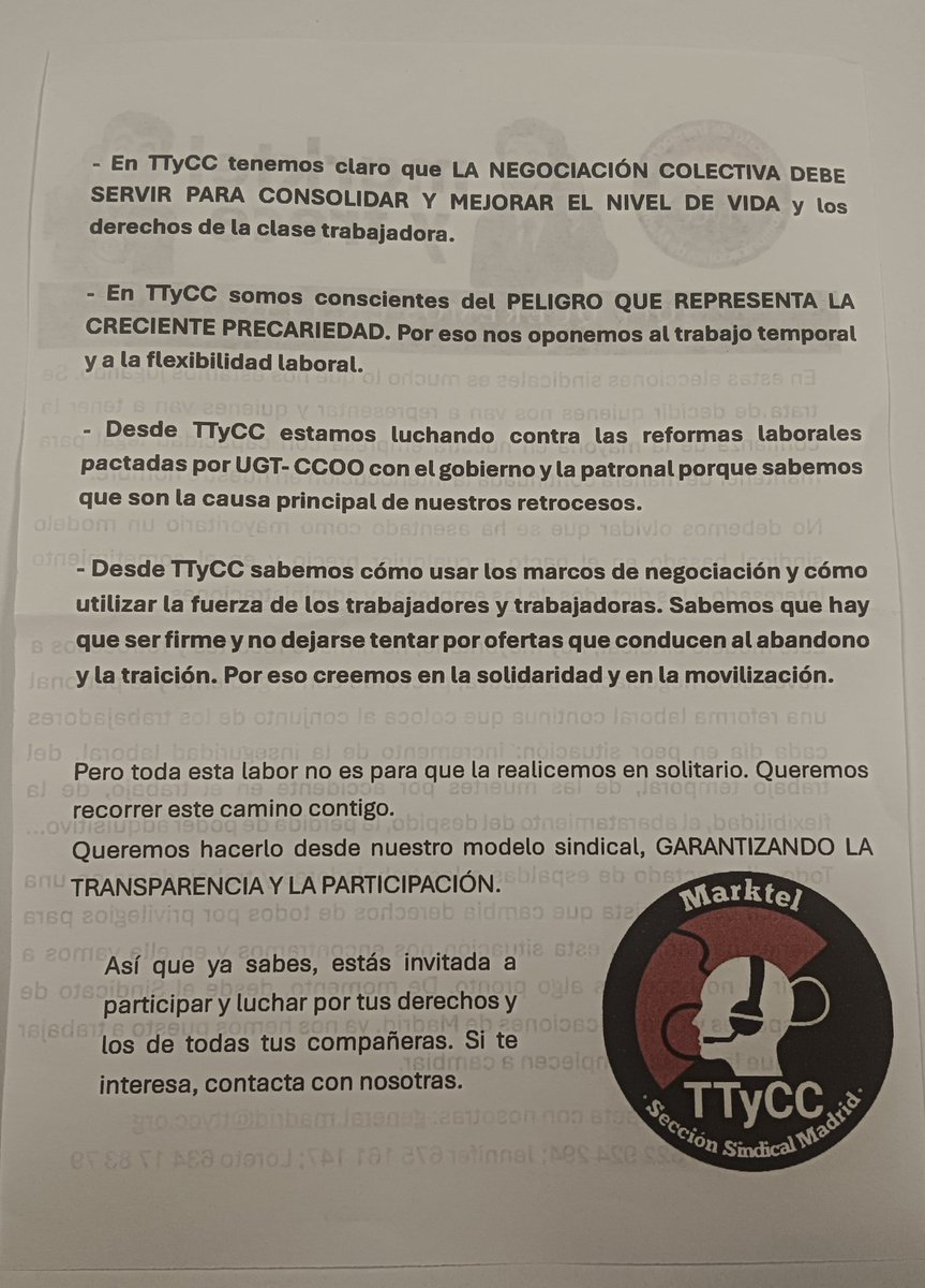 TTyCC Marktel Madrid 🟥⬛ tweet media