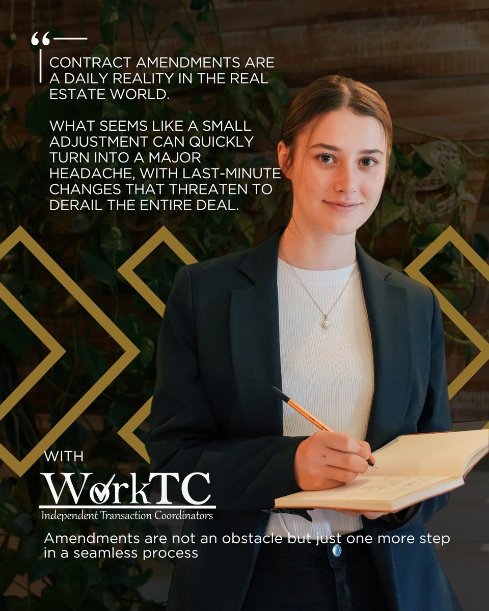 WorkTC_com's tweet image. ✍️ Stressed about contract amendments? No more!

✅ WorkTC creates, sends, and manages modifications on time.
🛡️ Zero errors, zero worries.

📞 Call 305-495-1591.

#WorkTC #REContracts #Amendments #RealtorLife #RealEstate