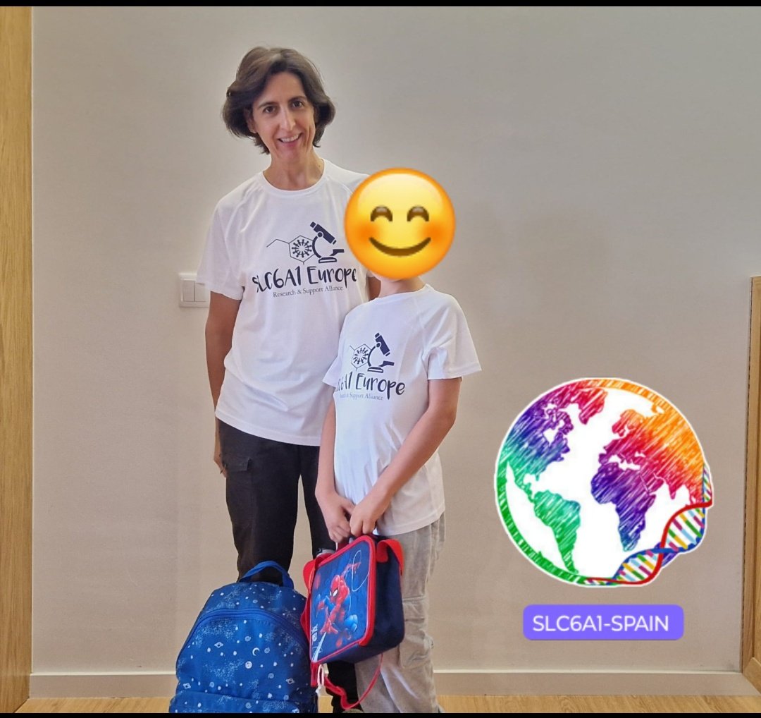 First day of school.
Stronger together for SLC6A1 💪
Wear your SLC6A1 shirt, show you care 💟
#StrongerTogether #SiempreLuchandoContigo #SLC6A1
<a href="/SLC6A1_SPAIN/">Siempre Luchando Contigo</a>