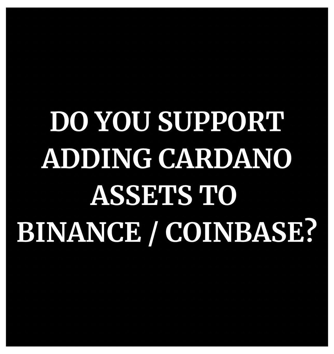 TapTools's tweet image. gm if you want to see cardano assets listed on @binance and @coinbase