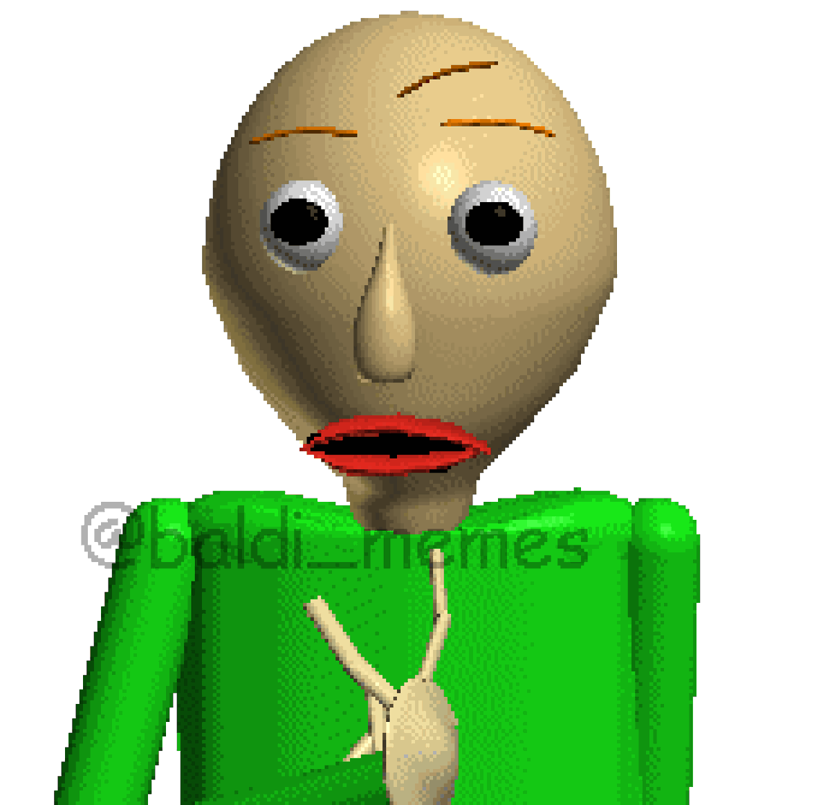 Random Unhinged Baldi Memes tweet media