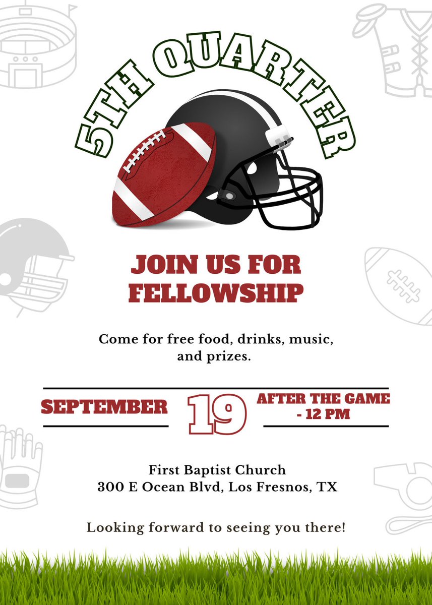 WHO REMEMBERS GROWING UP IN THE 90S AND GOING TO 5TH QUARTERS AFTER LF FOOTBALL GAMES?! COME RELIVE THE MEMORIES AND HELP BUILD NEW ONES WITH THE YOUNGER GENERATION!