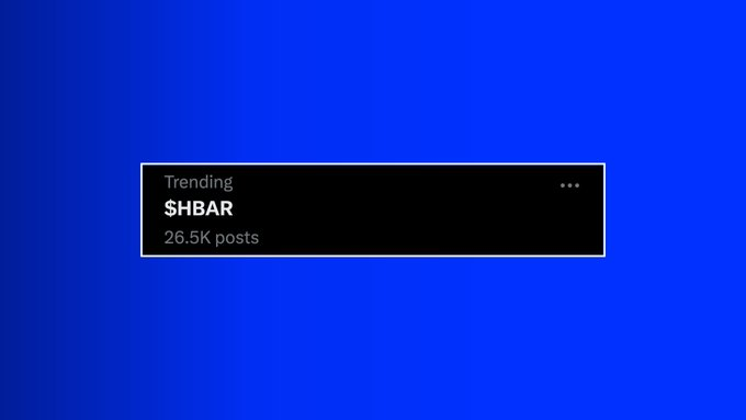 hbar is trending (again again)
