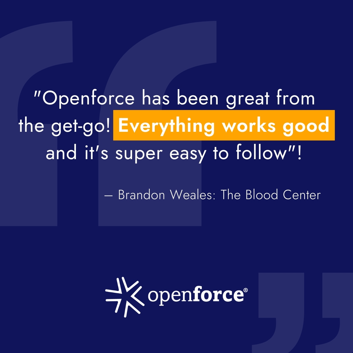 OpenforceTech's tweet image. We just LOVE when our customers are happy!

#CustomersFirst #ContractorManagement #CustomerSuccess