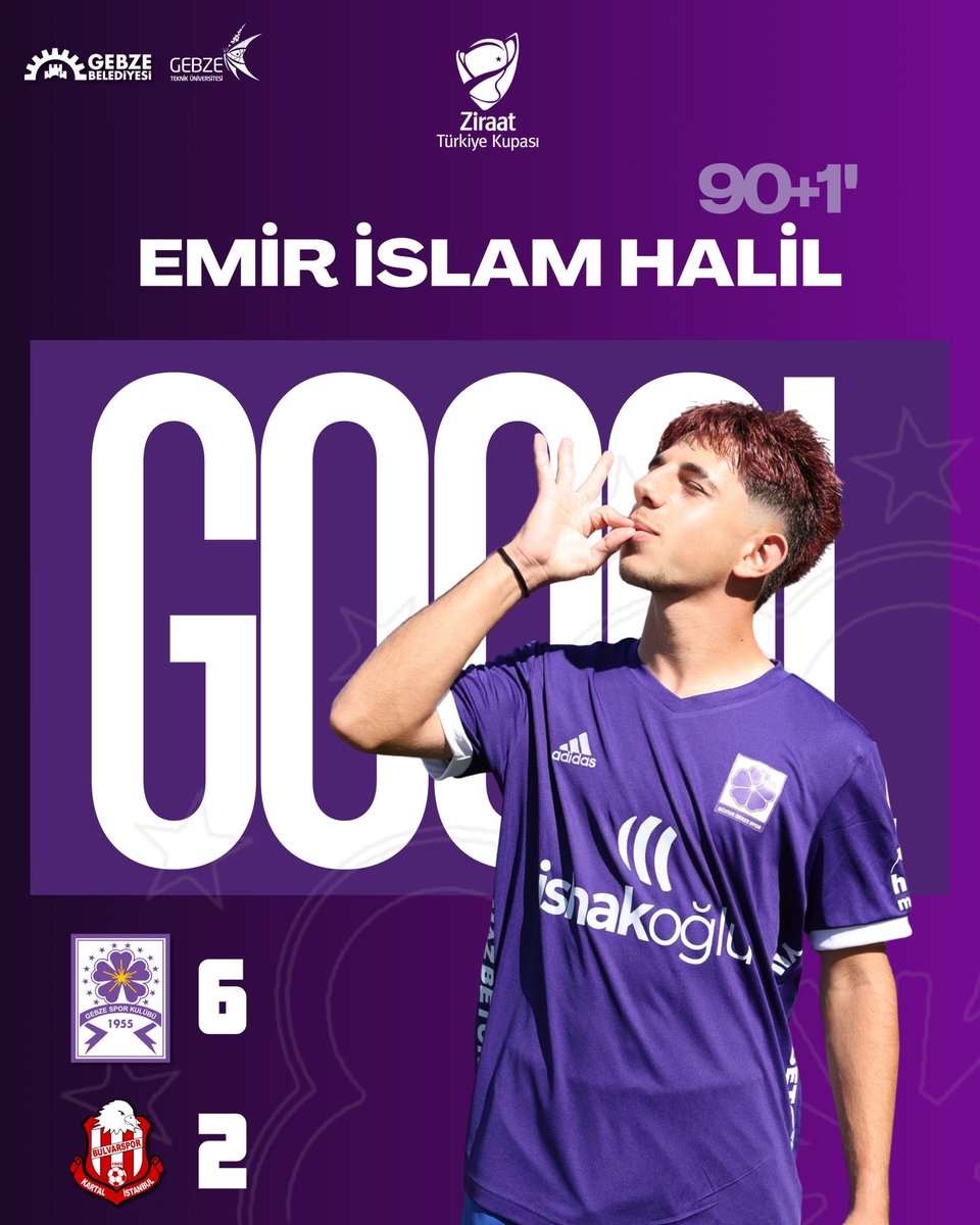 gebzesporresmi's tweet photo. ⏰ 90+1’

GOOOOOOOOLLLL
GOOOOOOOOLLLL
GOL! GOL! GOL!

Emir İslam Halil
6-2

#sessizvederinden https://t.co/L3qhO9qkYy