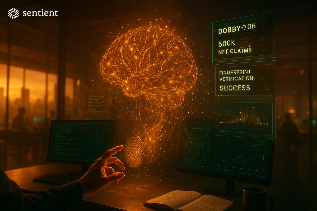 masterygt07's tweet image. Sentient is tackling a fundamental problem in AI development:

How do we keep AGI open and aligned with humanity&apos;s interests rather than locked behind corporate walls?

@SentientAGI&apos;s  solution centers on fingerprinting technology that embeds cryptographic signatures directly…