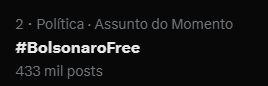 GayerGus's tweet photo. Hoje nós vamos continuar com a frase que está batendo recorde no mundo. 
#BolsonaroFree https://t.co/dQdLK8zJ5T